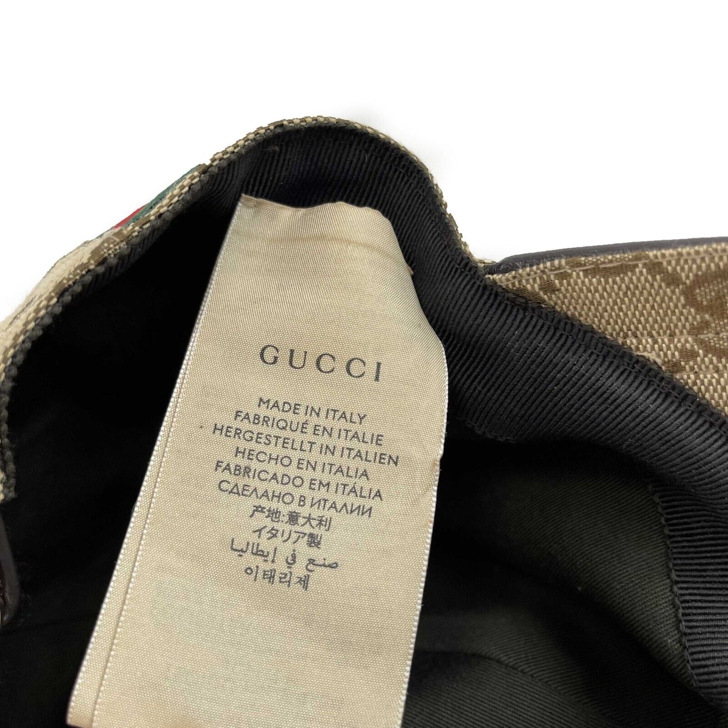 Gucci GG Canvas Baseball Hat with web Good Small