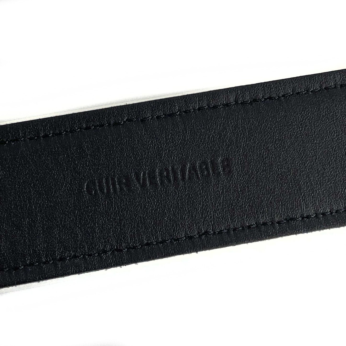 CHANEL - Blue Denim CC Buckle Belt Size - 80 / 32