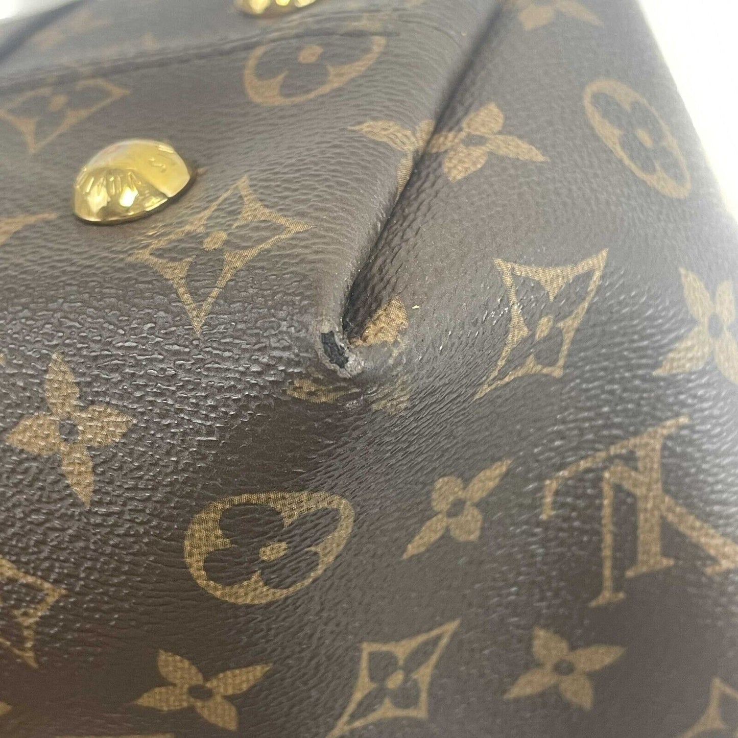 Louis Vuitton - LV - Monogram Brown Melie - Top Handle w/ Shoulder STrap