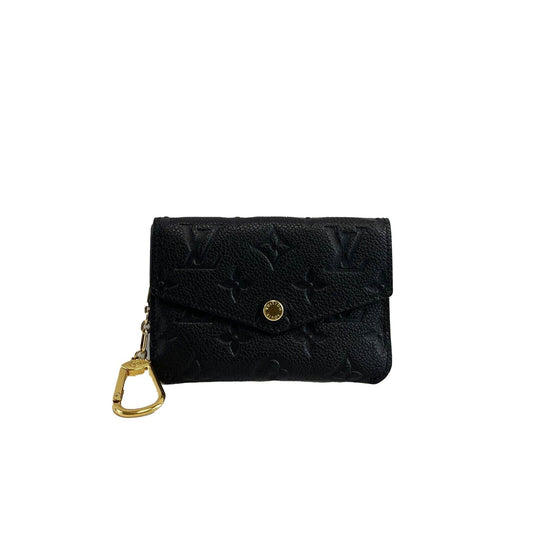 Louis Vuitton - LV Key Pouch - Black Monogram Empreinte Leather