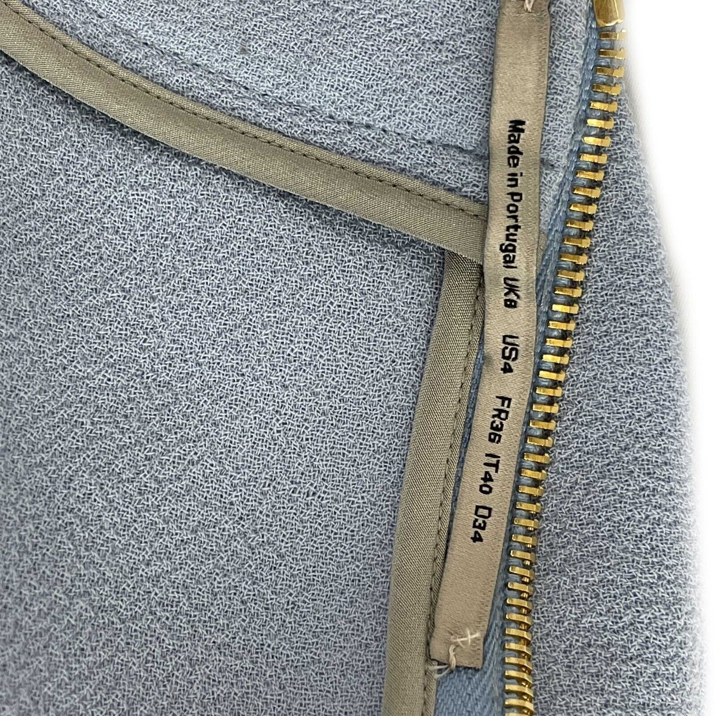 Roland Mouret Excellent Light Blue Pencil Skirt Light Blue US 4
