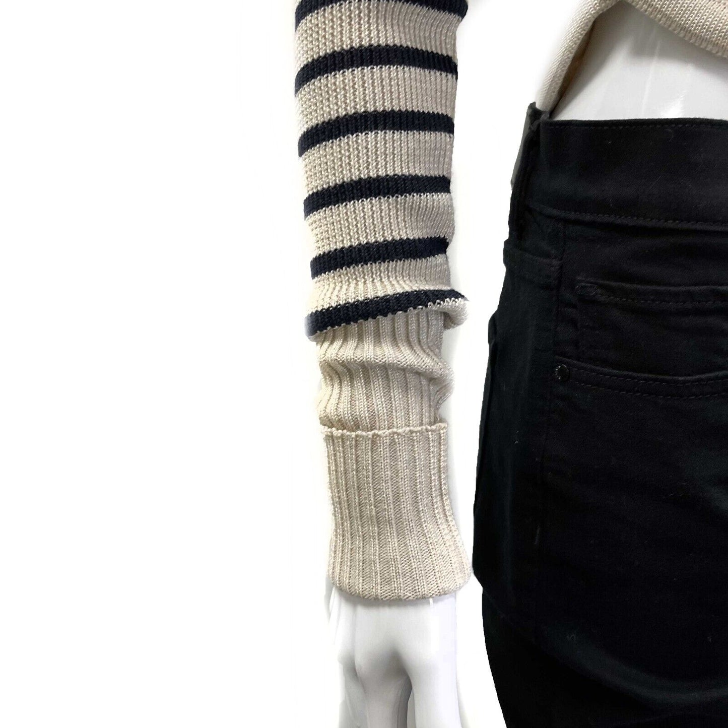 Isabel Marant Pristine Huston Hatfield sweater Beige & Blue 34 US 2 Jacket