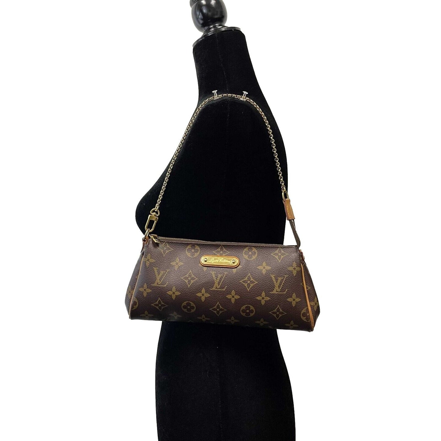 Louis Vuitton - LV Eva Clutch - Brown / Tan Monogram Canvas