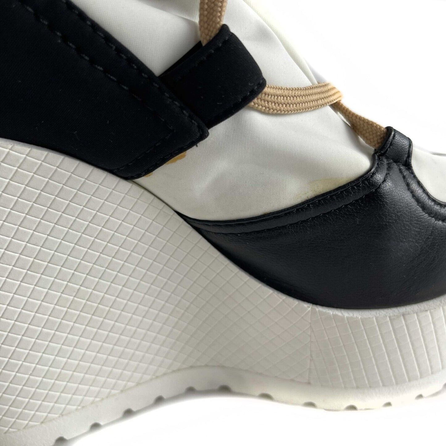 Chanel Runway Wedge Short Platform Boots 37