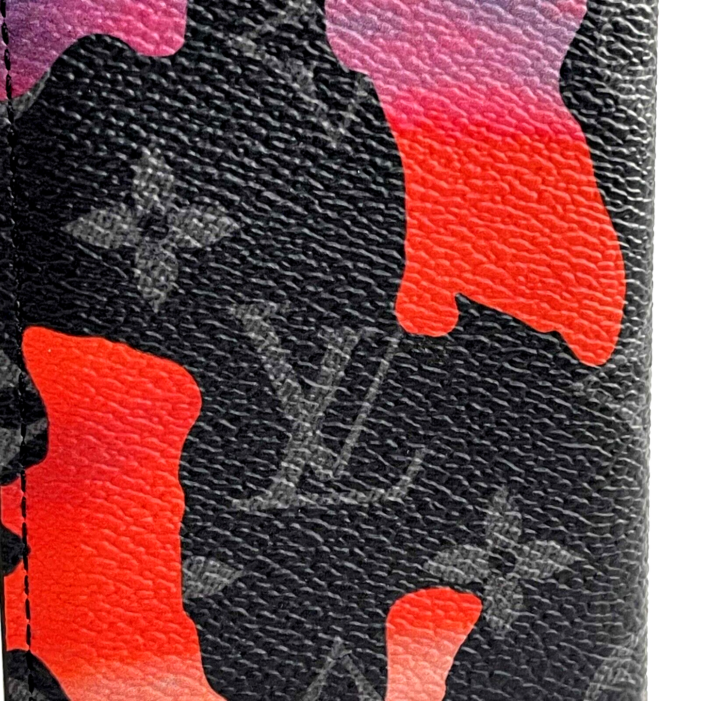 Louis Vuitton Pocket Organizer Limited Edition Comics Canvas Black