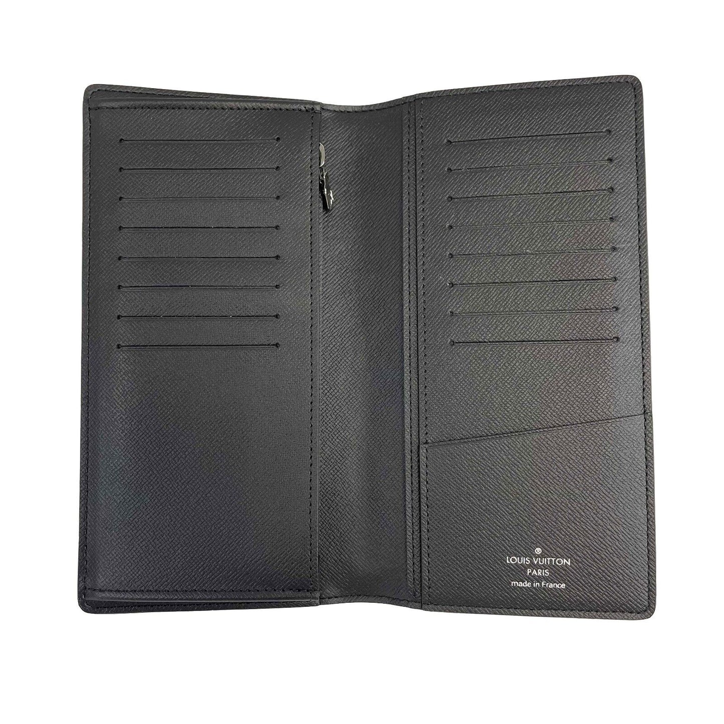 Louis Vuitton NEW Monogram Eclipse Portefeuille Brazza Wallet
