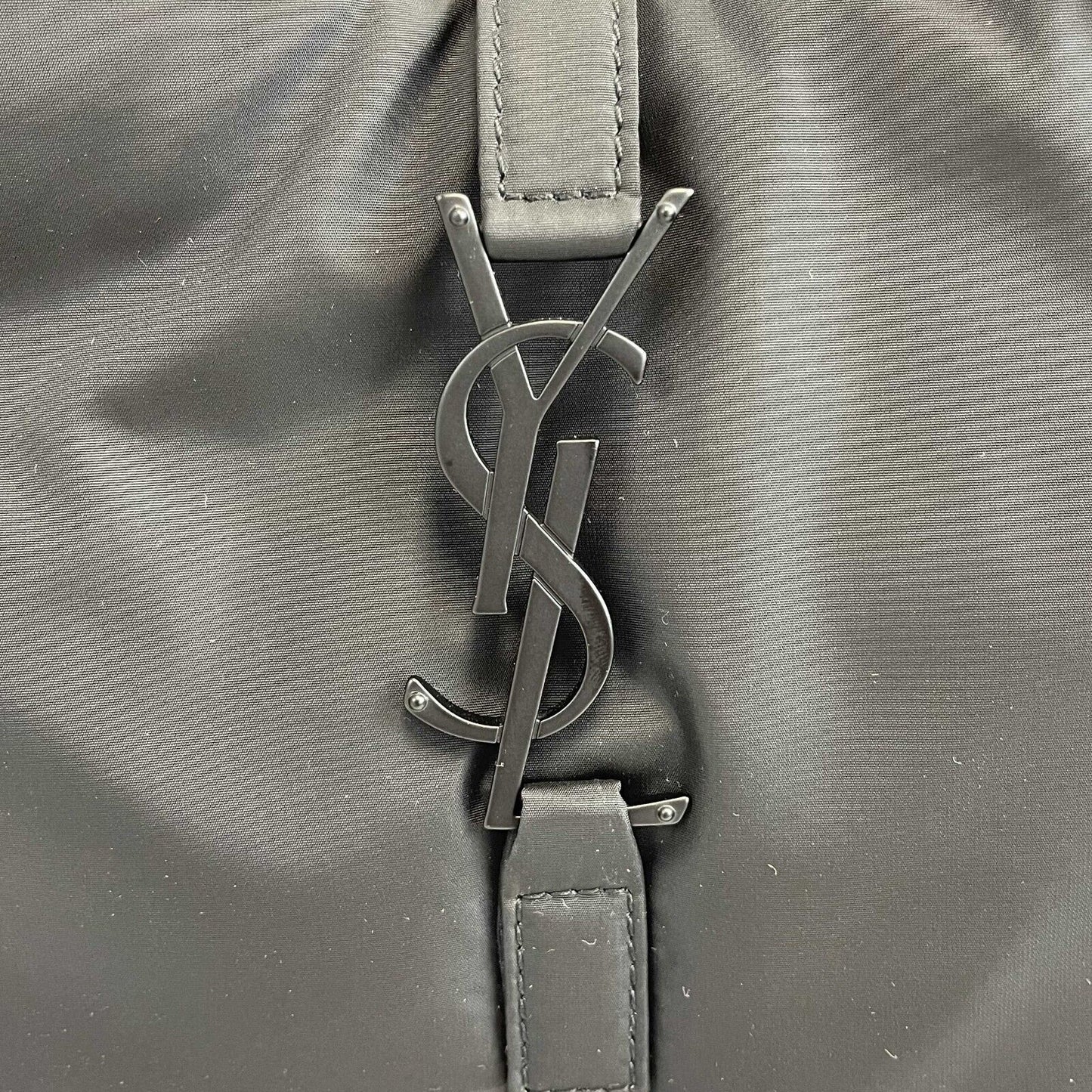 Saint Laurent - YSL NEW Le 5 À 7 Black Nylon Shoulder Bag / Crossbody