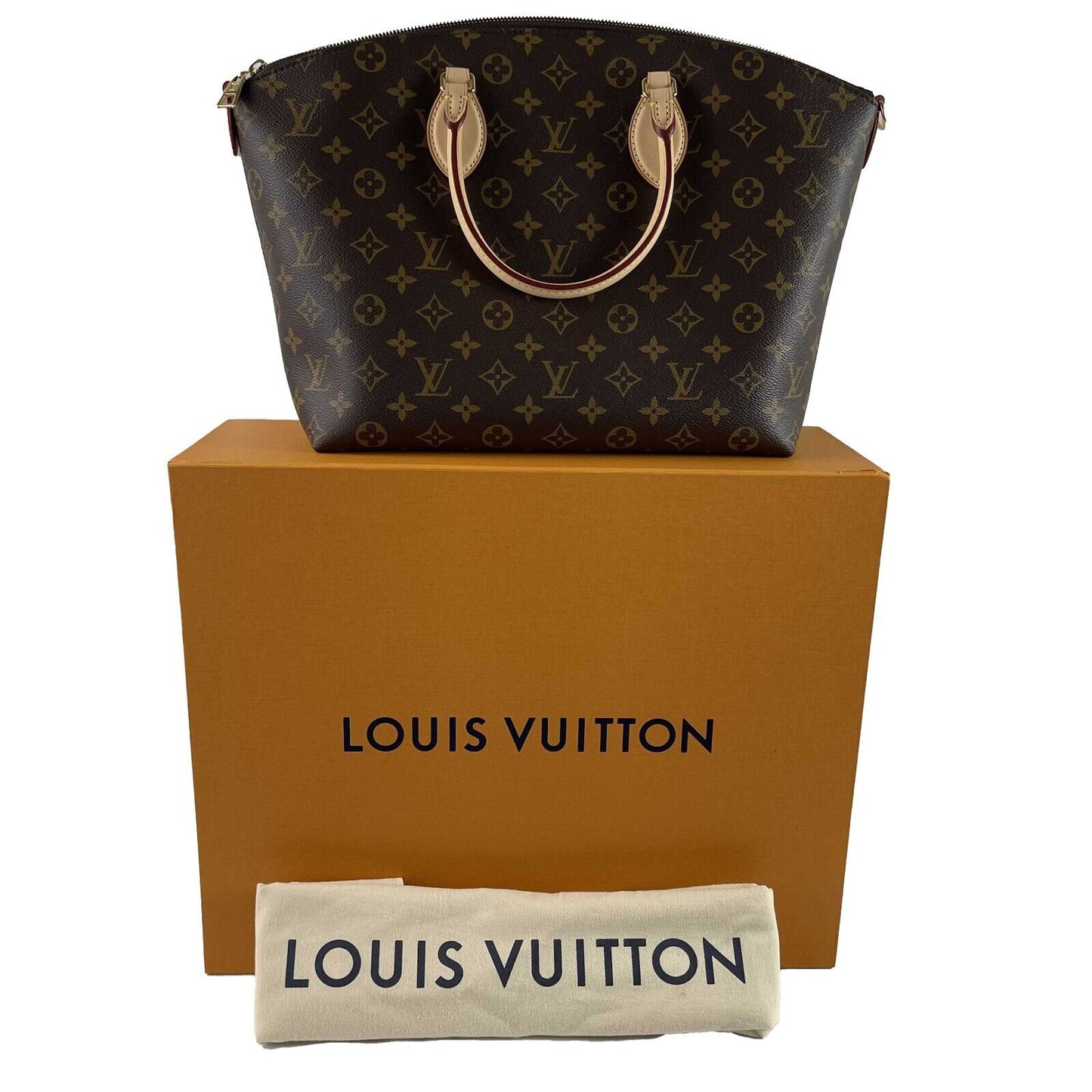 Louis Vuitton Excellent Boétie MM Brown Handbag