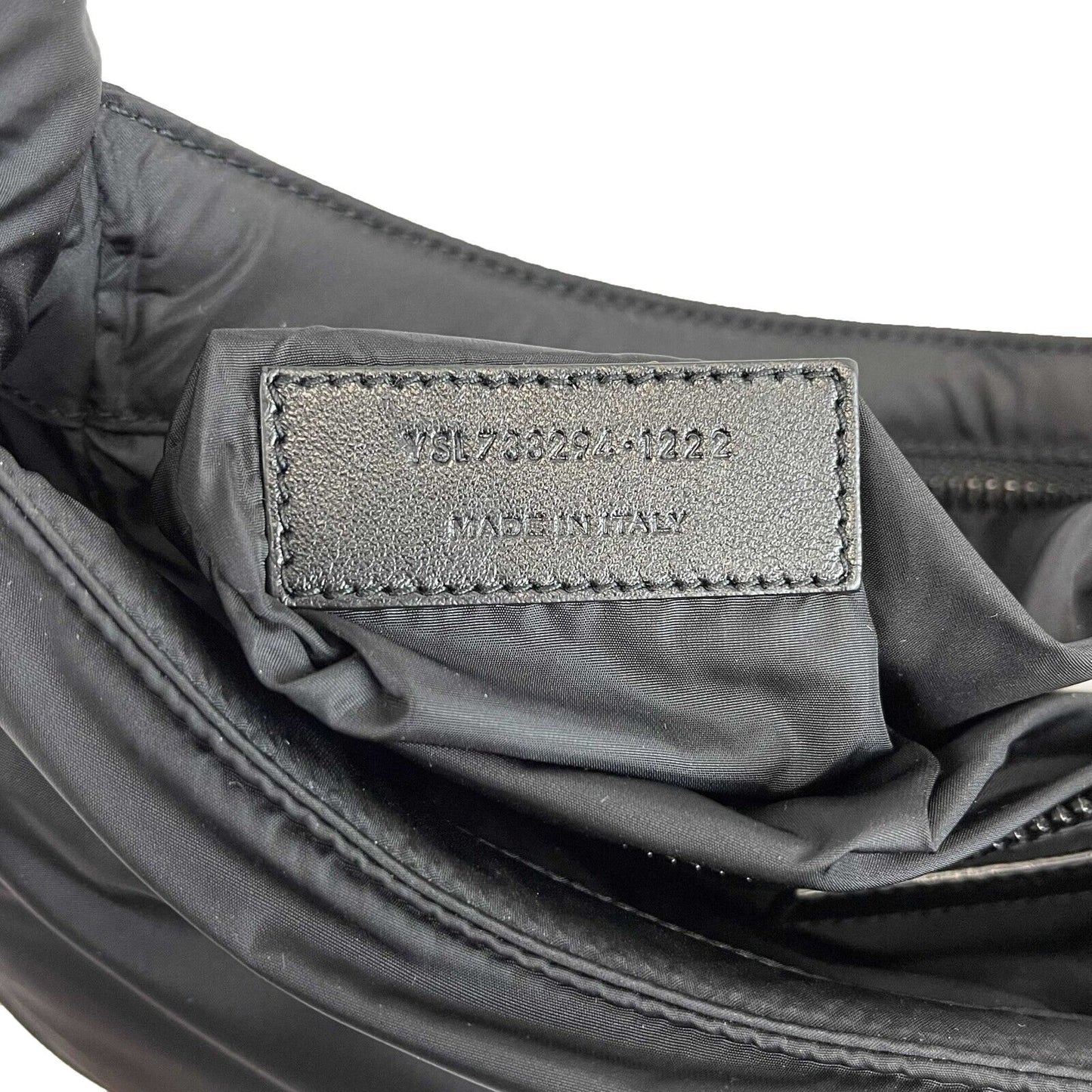 Saint Laurent - YSL NEW Le 5 À 7 Black Nylon Shoulder Bag / Crossbody
