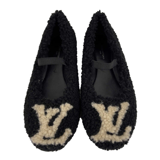 Louis Vuitton - New w/ Tags - Popi Flat Ballerina - Black - 37 - Shoes