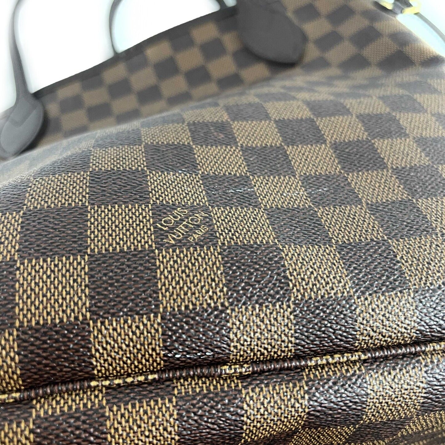Louis Vuitton - LV Neverfull MM - Brown Damier Ebene Canvas Tote / Shoulder Bag