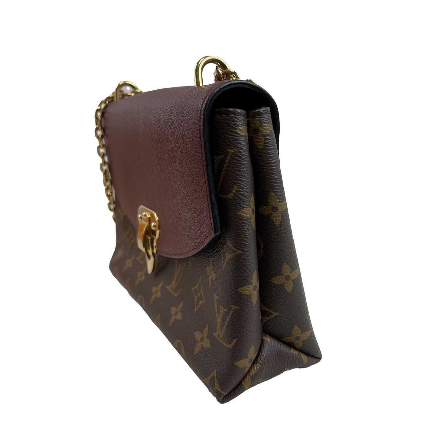Louis Vuitton Monogram Saint Placide Bordeaux Brown Burgundy Crossbody Bag