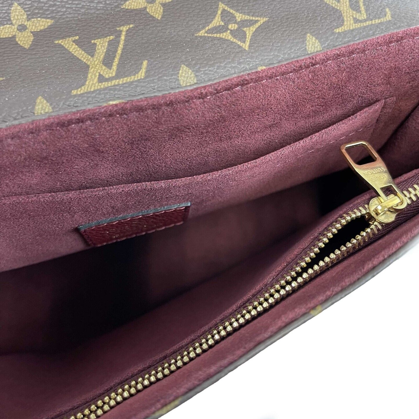 Louis Vuitton Monogram Saint Placide Bordeaux Brown Burgundy Crossbody Bag