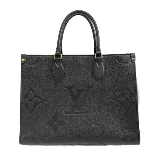 Louis Vuitton - On the go MM Empreinte Black Leather Top Handle Shoulder Strap
