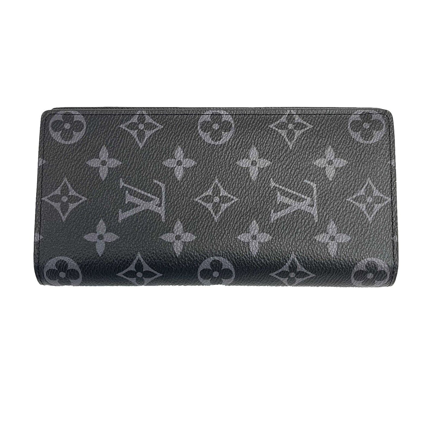 Louis Vuitton NEW Monogram Eclipse Portefeuille Brazza Wallet