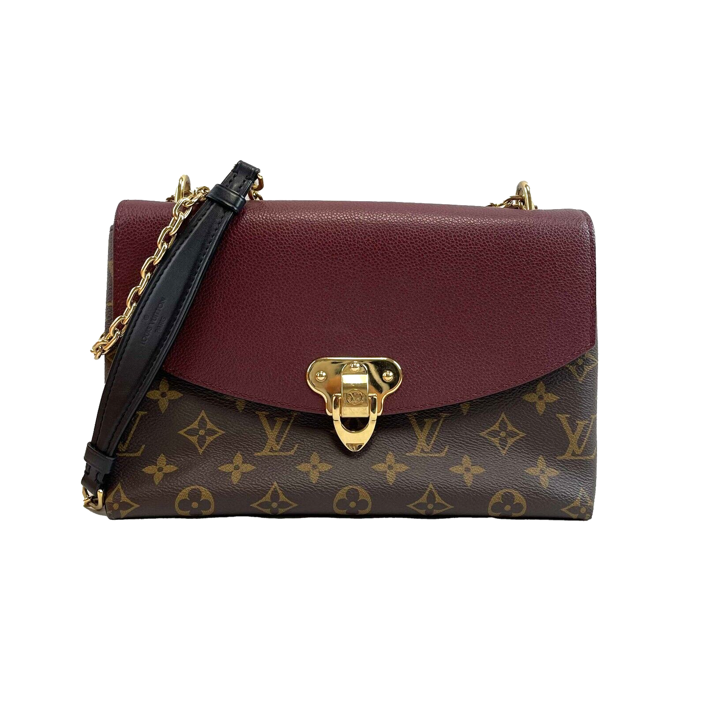 Louis Vuitton Monogram Saint Placide Bordeaux Brown Burgundy Crossbody Bag