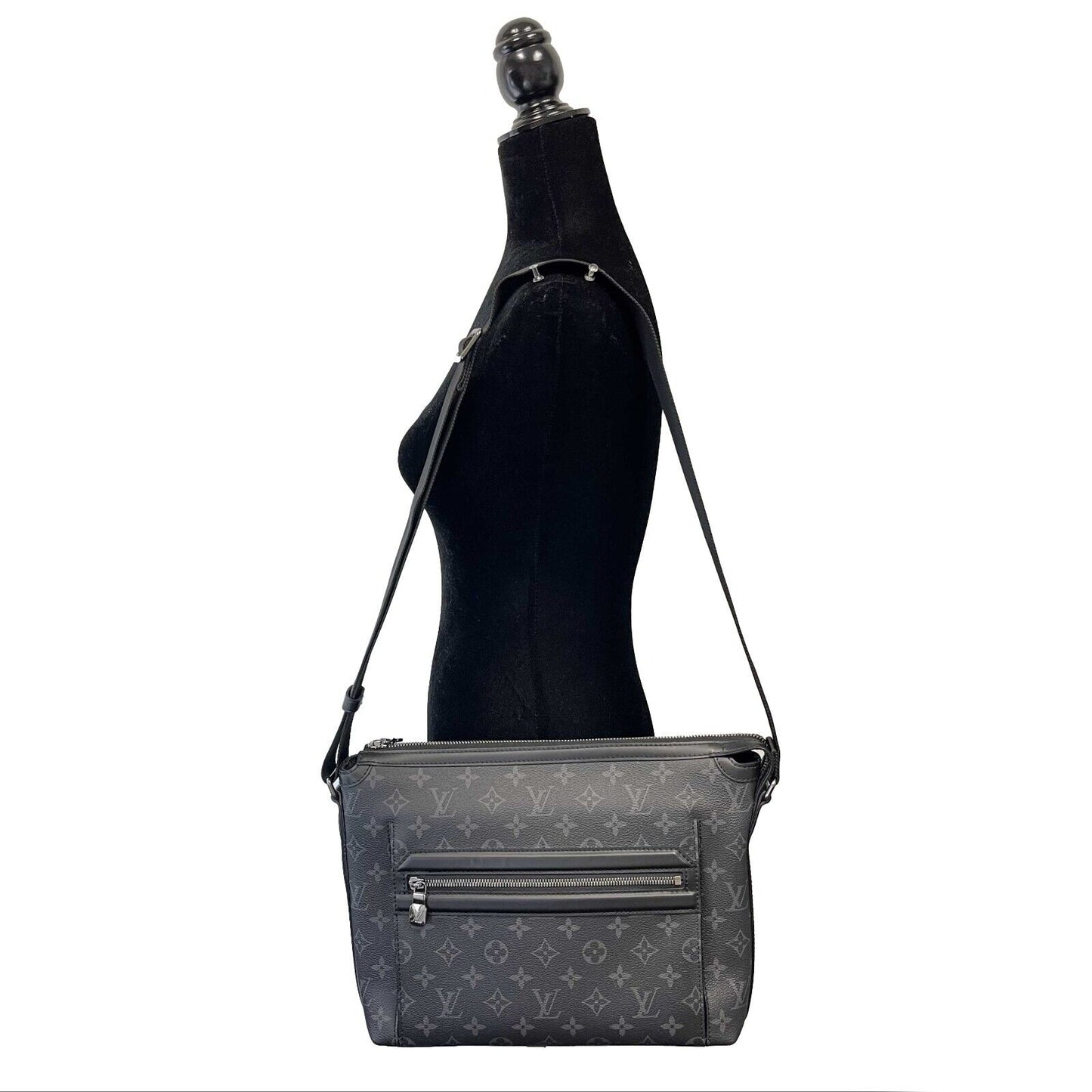 Louis Vuitton - NEW Monogram Eclipse Odyssey Messenger PM - Black Crossbody