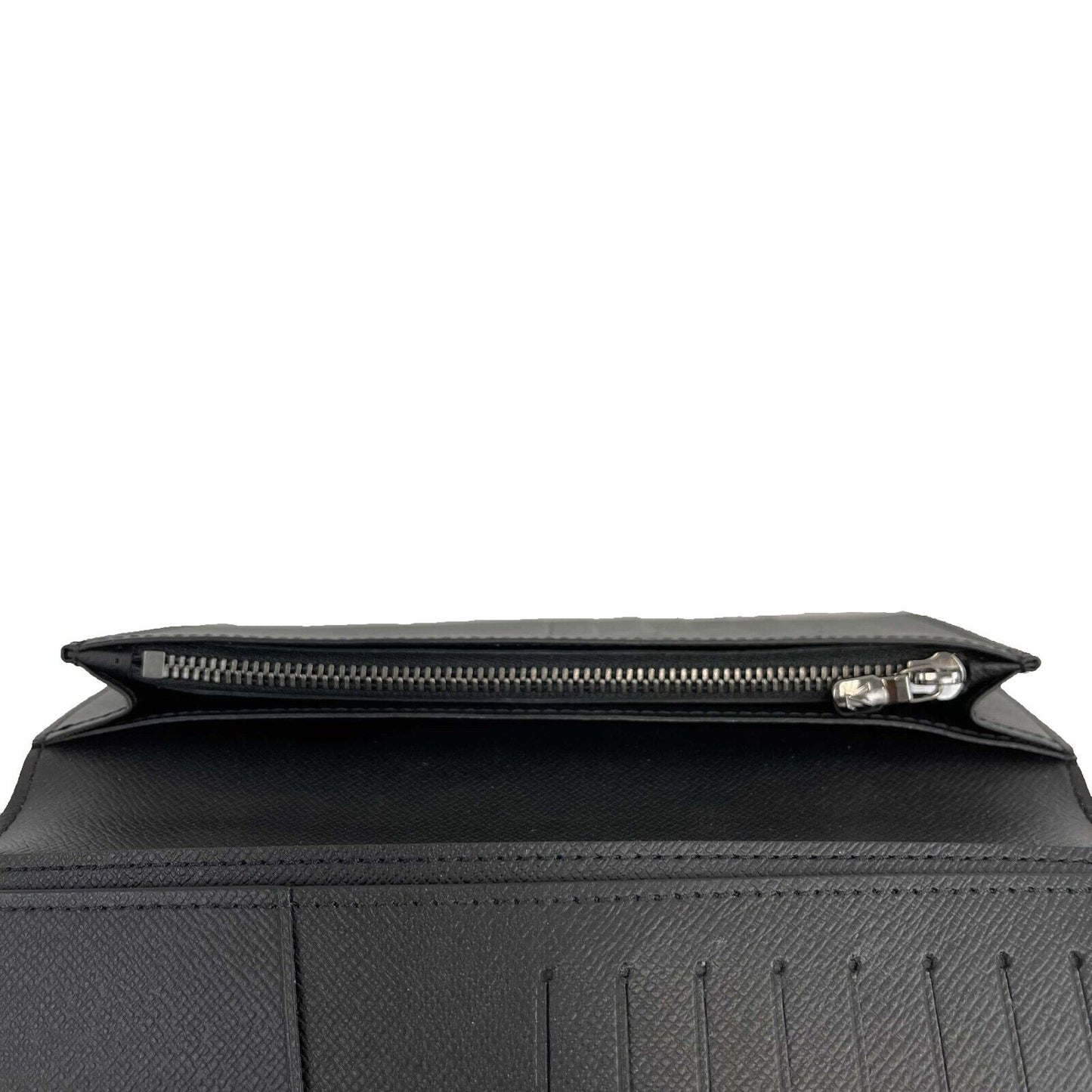 Louis Vuitton NEW Monogram Eclipse Portefeuille Brazza Wallet