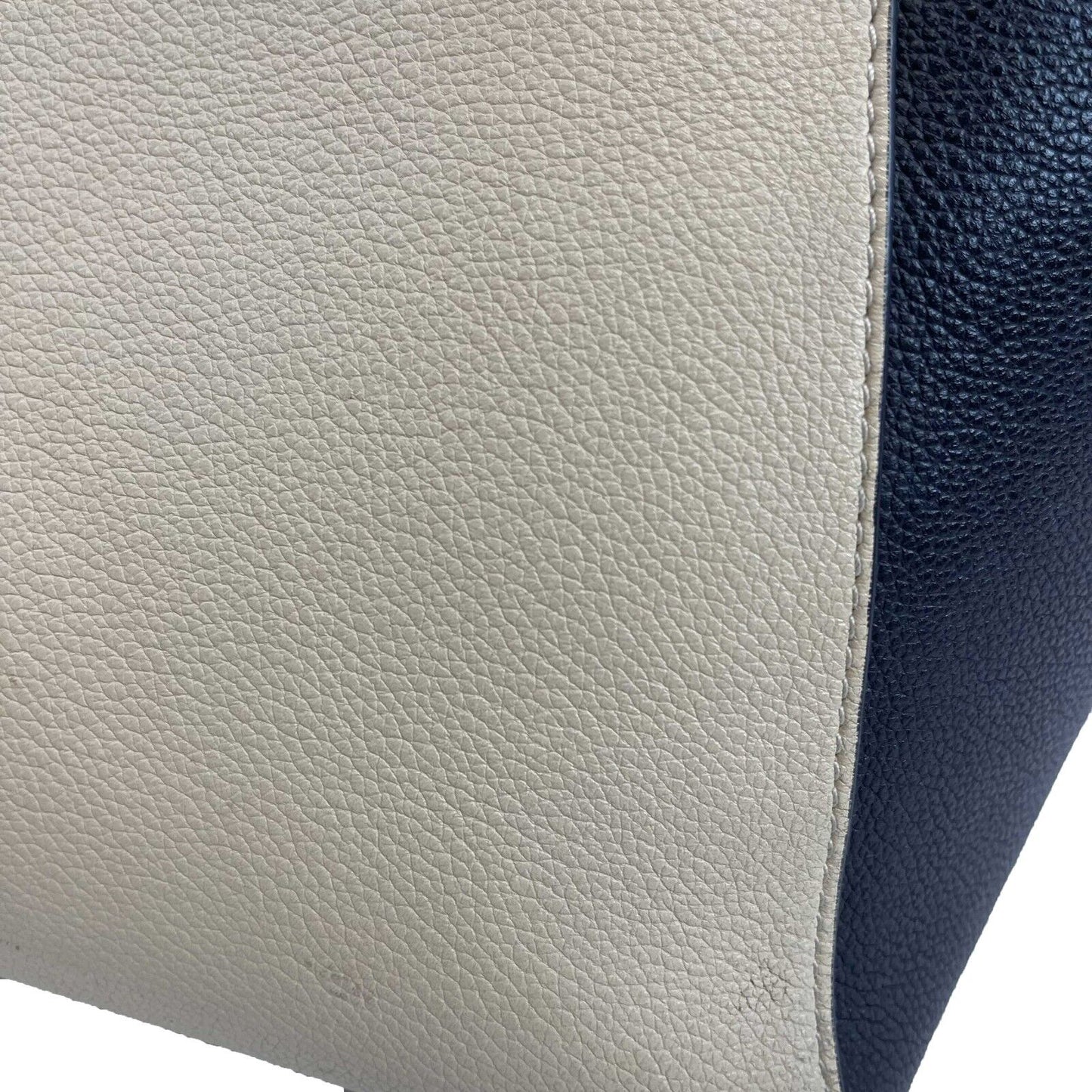 Louis Vuitton Twist Lock Me Go Tote Taurillon Beige and Black Handbag