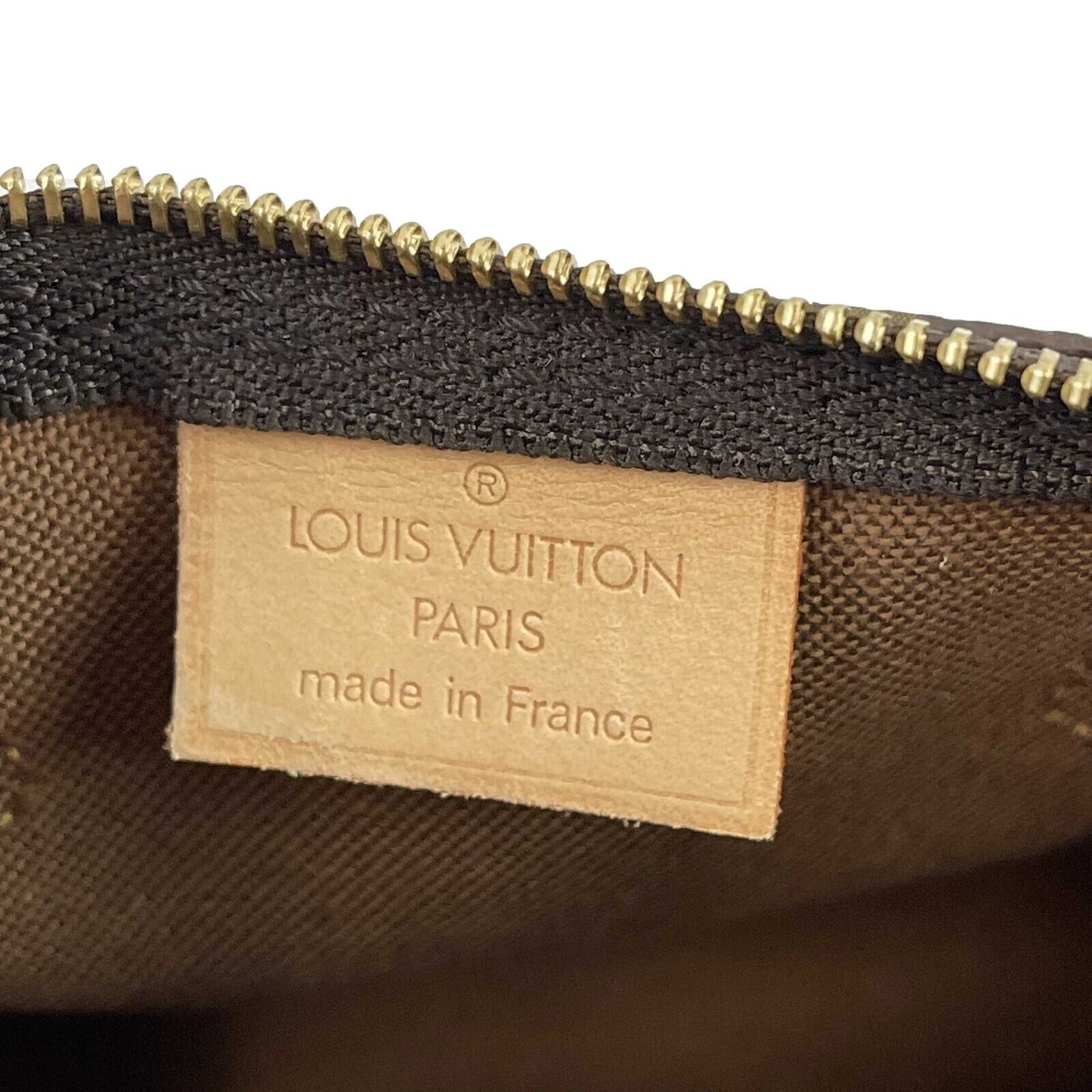 Louis Vuitton Speedy Mini Nano HL Monogram Canvas Brown Handbag Excellent W/ BOX
