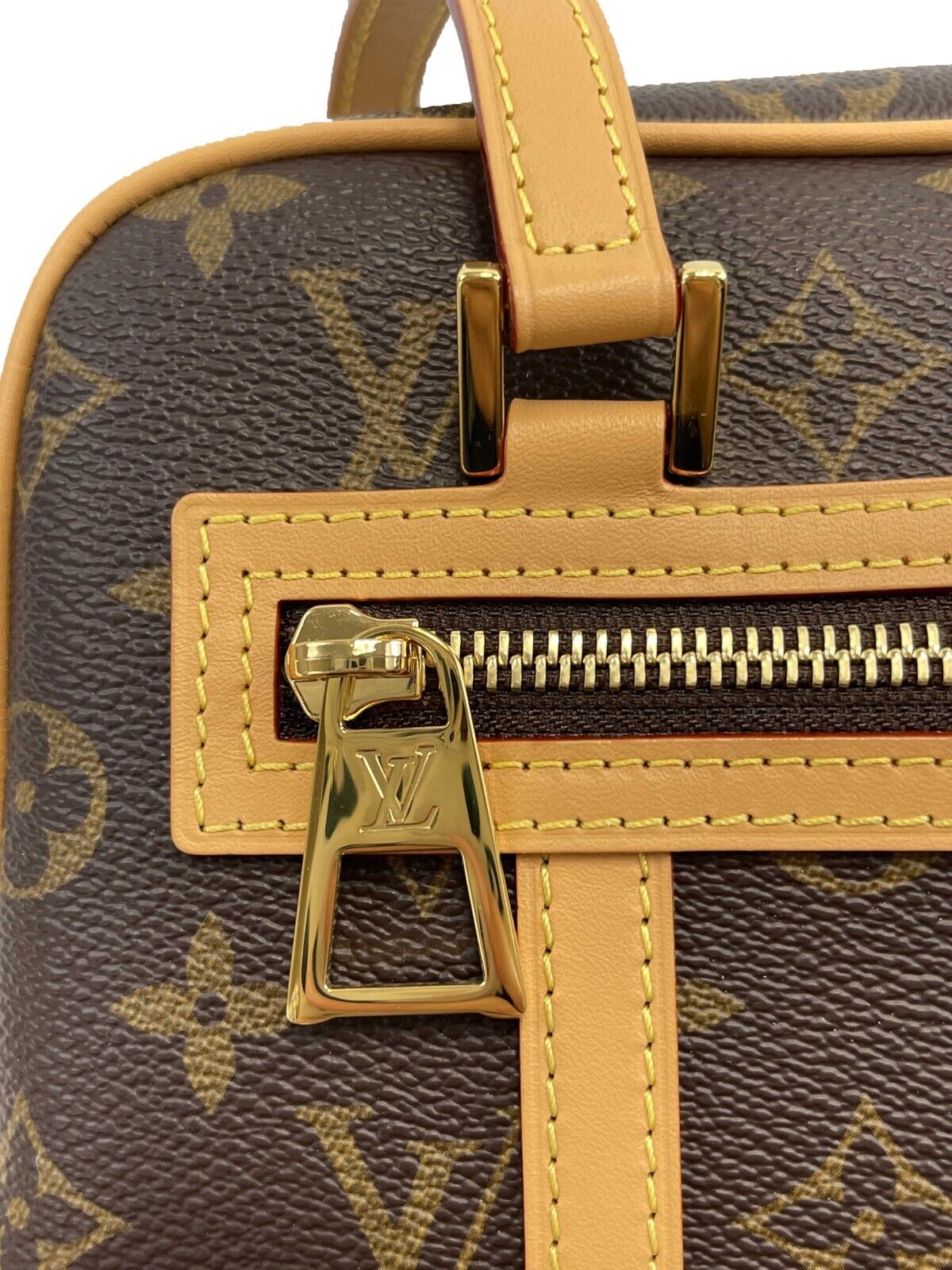 Louis Vuitton NEW Monogram Cite Brown Tan Handbag Retails: $2400