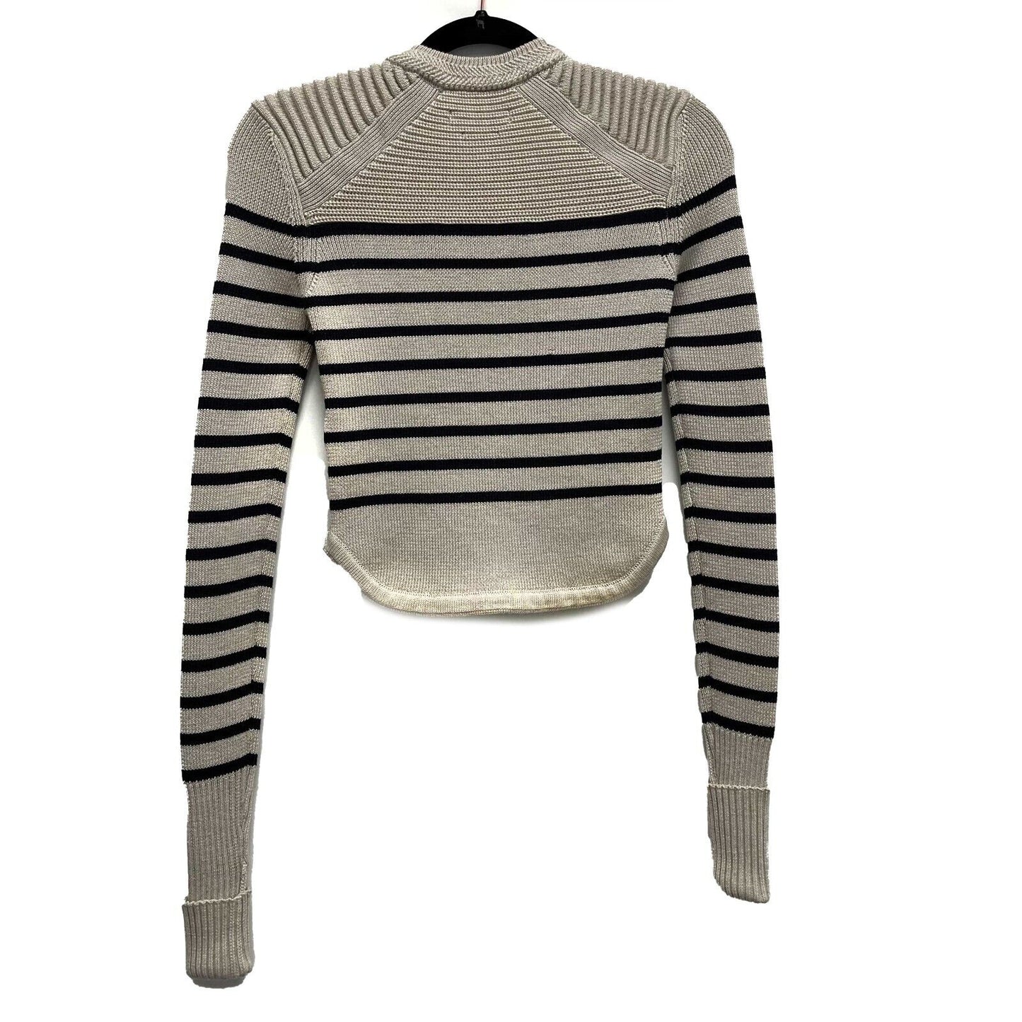 Isabel Marant Pristine Huston Hatfield sweater Beige & Blue 34 US 2 Jacket