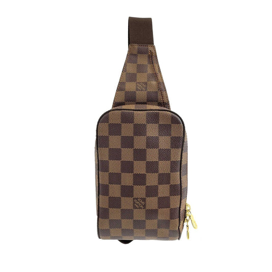 Louis Vuitton - Unisex Geronimo Canvas Crossbody / Fanny Bum Bag - Damier Ebene
