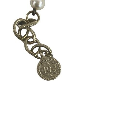 Chanel CC Graduating Pearl 100th Anniversary Necklace Fall 2021