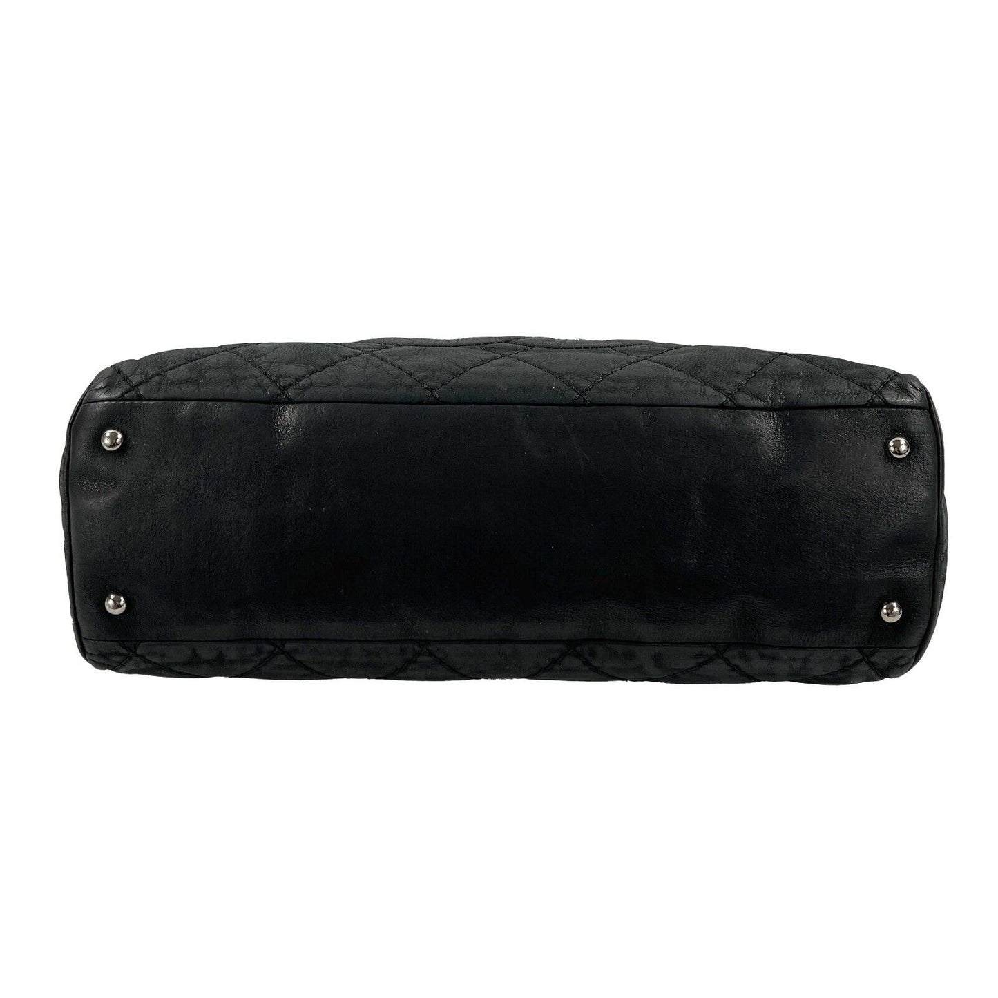 CHANEL - Sea Hit CC Iridescent Calfskin Medium Black Shoulder Bag