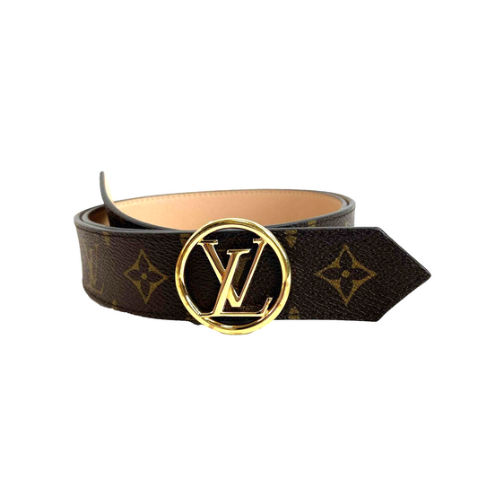 Louis Vuitton - LV Circle Reversible Monogram Canvas 90 36 Brown / Beige - Belt