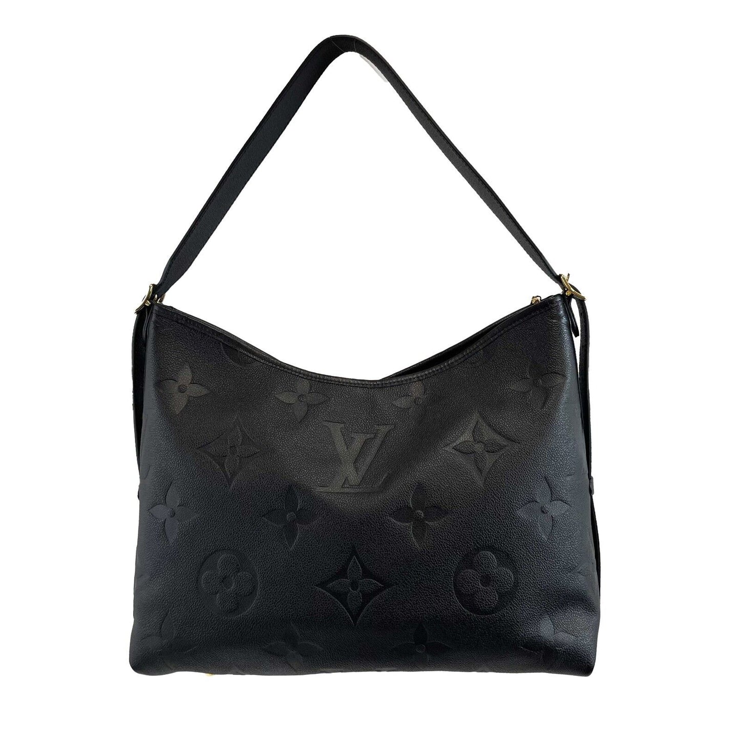 Louis Vuitton NEW CarryAll MM with Pochette Black Monogram Empreinte