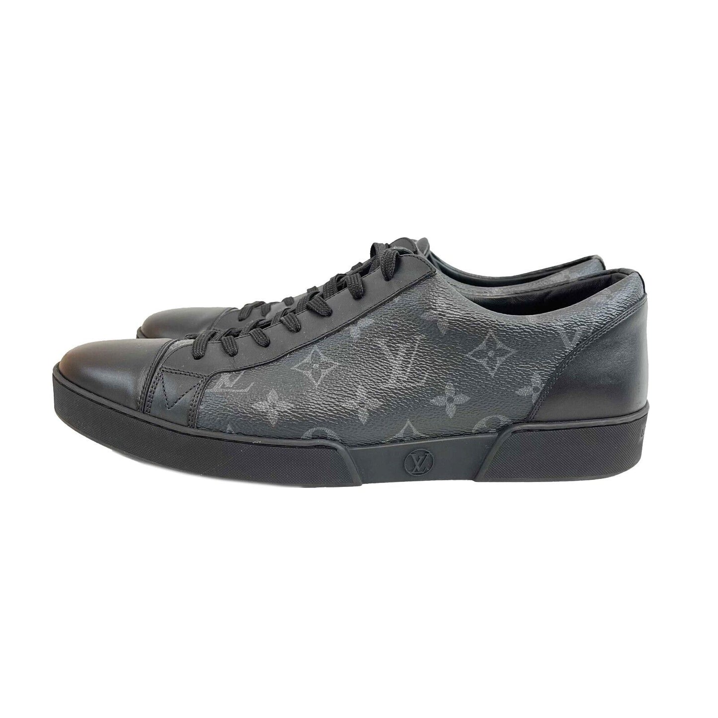 Louis Vuitton -Matchup Leather Low Trainers - Black / Gray - 10 - Shoes US 11