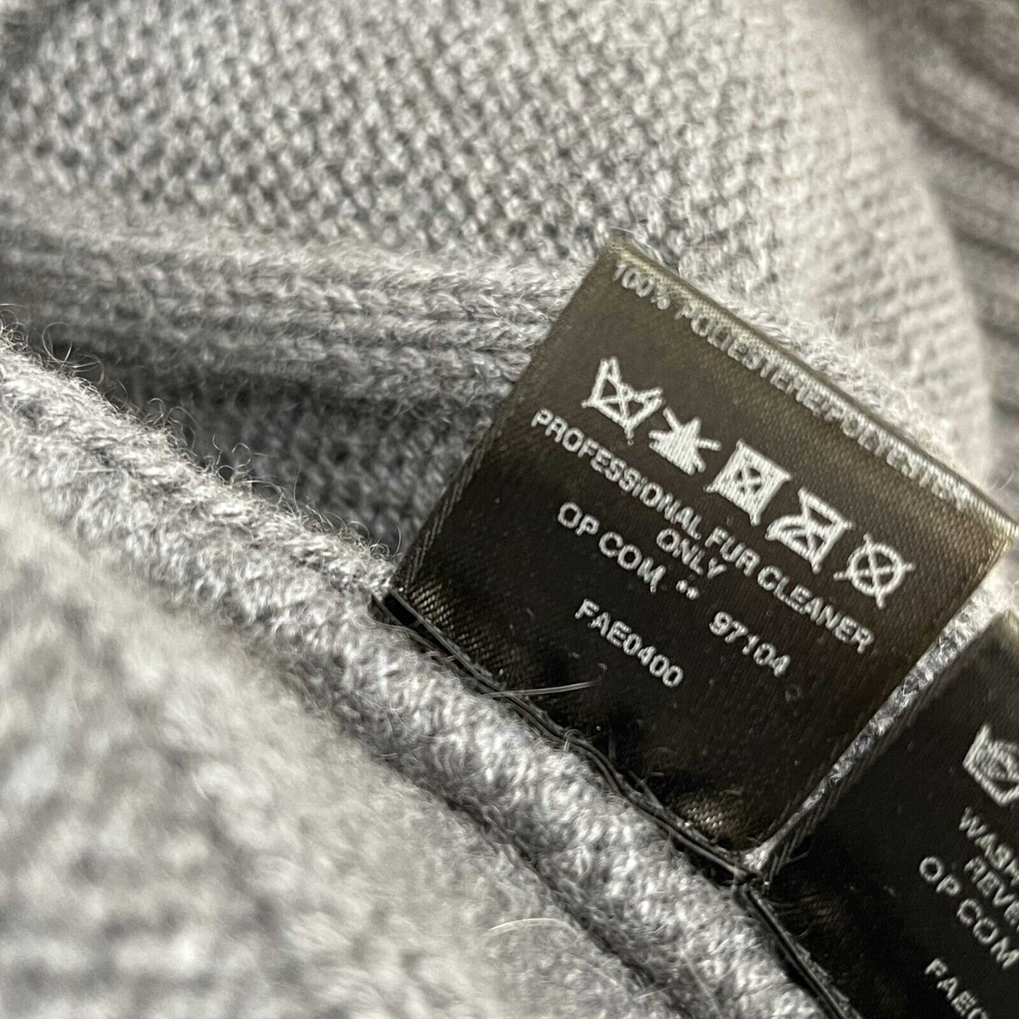 Loro Piana Cashmere Gray Cable Knit Toggle Fox Fur Hooded Cardigan IT40 US4