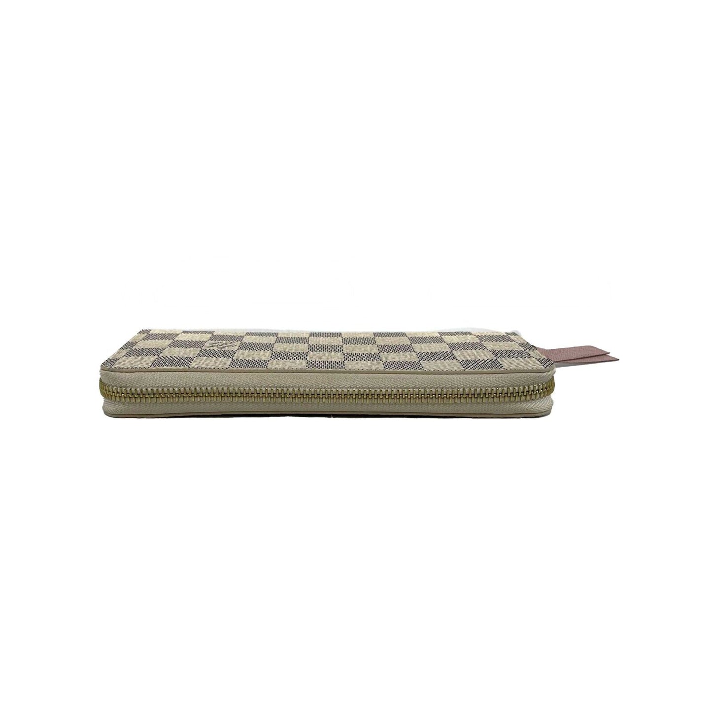 Louis Vuitton Clemence Wallet Damier Azur NEW Rose Ballerine