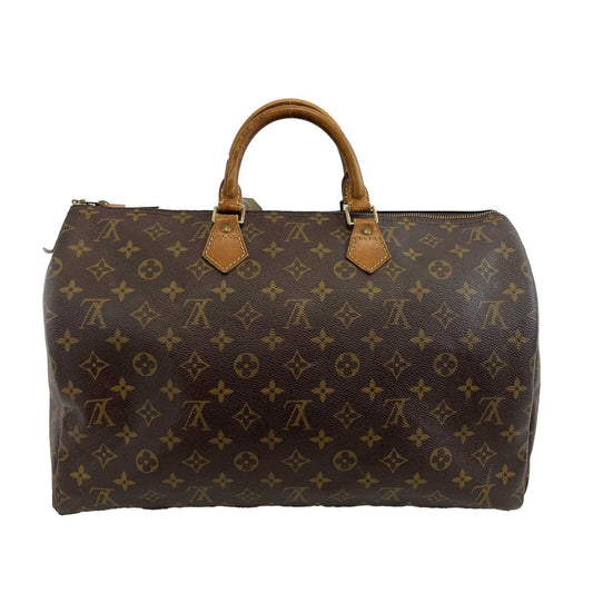 Louis Vuitton -Speedy 40 Monogram Canvas Satchel / Top Handle Bag