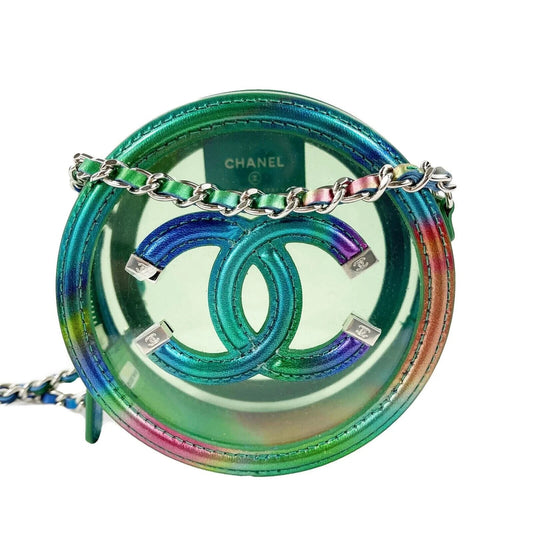 CHANEL - Rainbow Mini PVC Round Crossbody - Multicolor Mini Bag