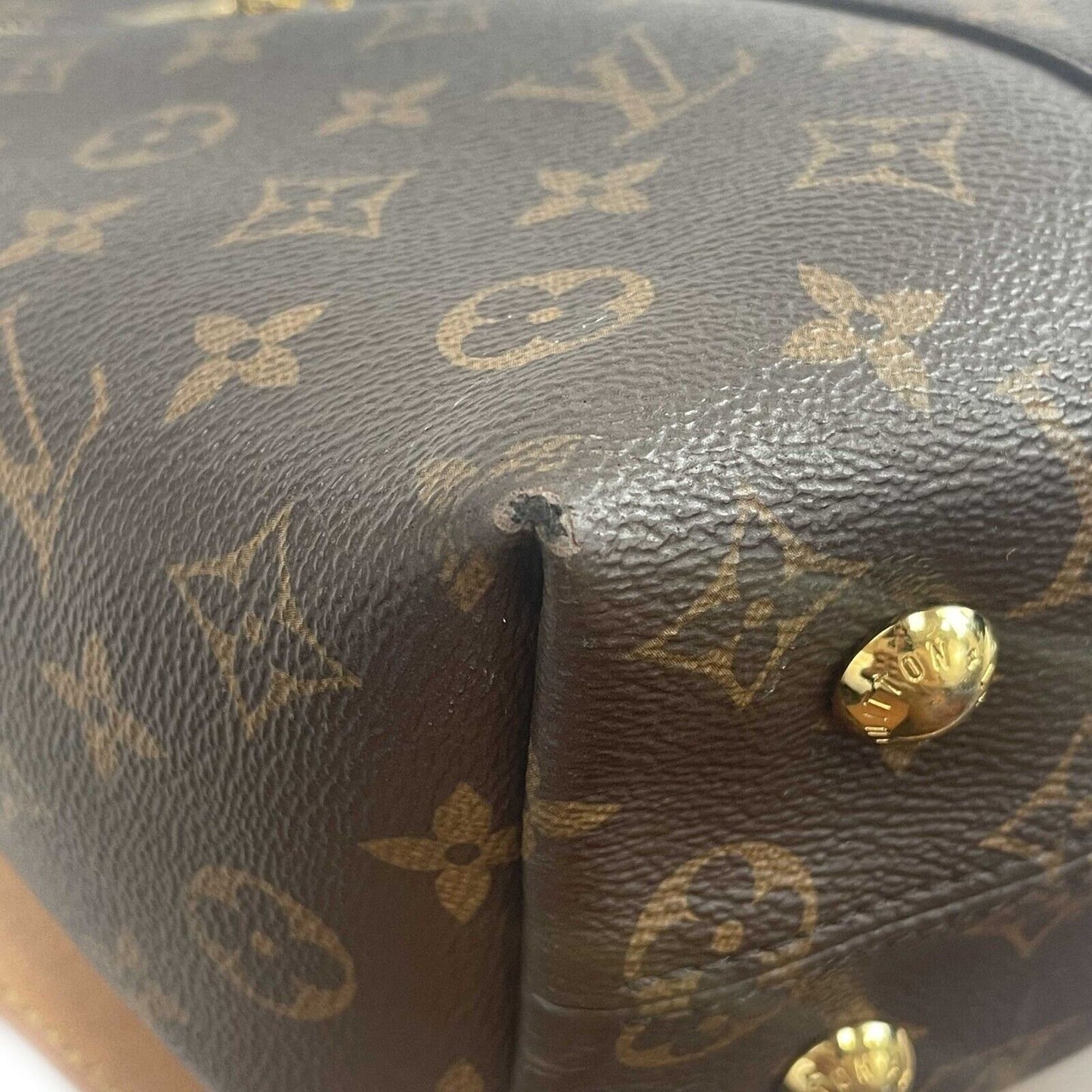 Louis Vuitton - LV - Monogram Brown Melie - Top Handle w/ Shoulder STrap