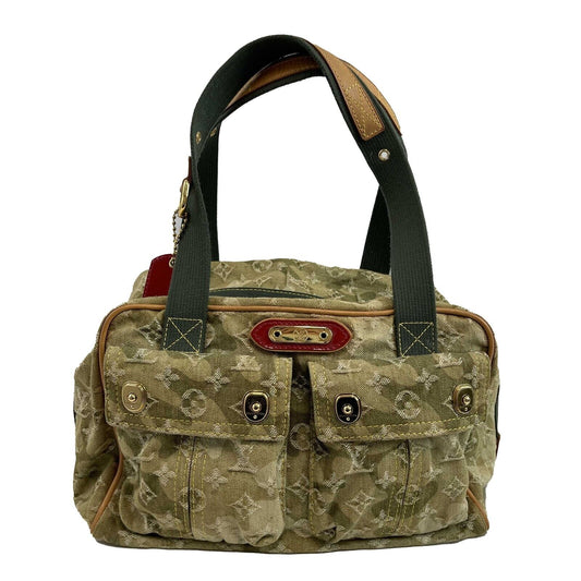 Louis Vuitton x Takashi Murakami Denim Monogram Jasmine Duffle LIMITED EDITION