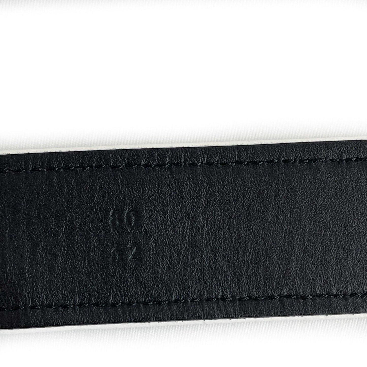 CHANEL - Blue Denim CC Buckle Belt Size - 80 / 32