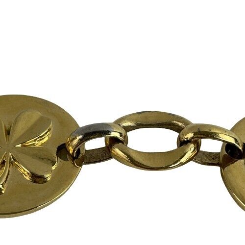 Chanel Charm Gold Coin Medallion Vintage Belt Necklace