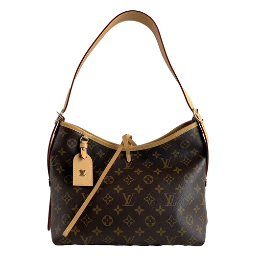 Louis Vuitton CarryAll Hobo Monogram Canvas PM Handbag