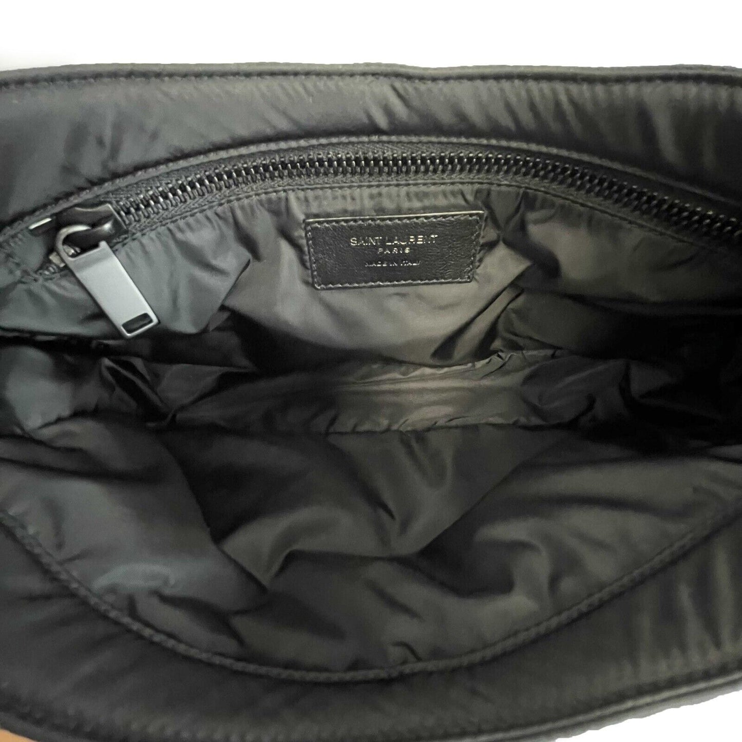 Saint Laurent - YSL NEW Le 5 À 7 Black Nylon Shoulder Bag / Crossbody