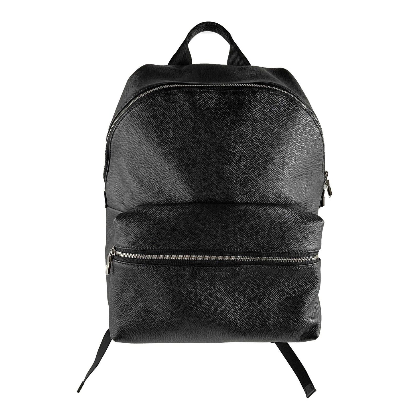 Louis Vuitton Excellent Discovery Backpack Taiga Leather PM Black Handbag
