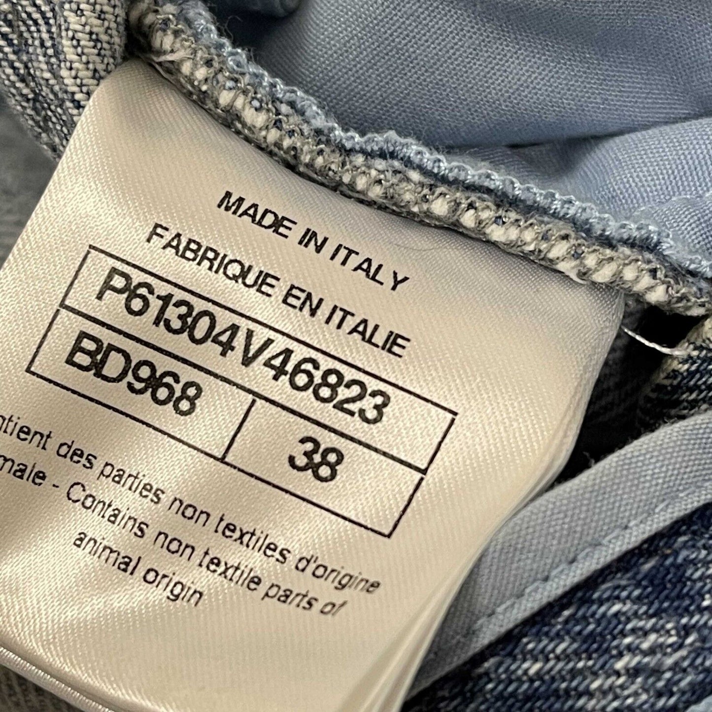 Chanel Excellent Mini Denim Jean Shorts 19S 38 US 6 Blue Bottoms