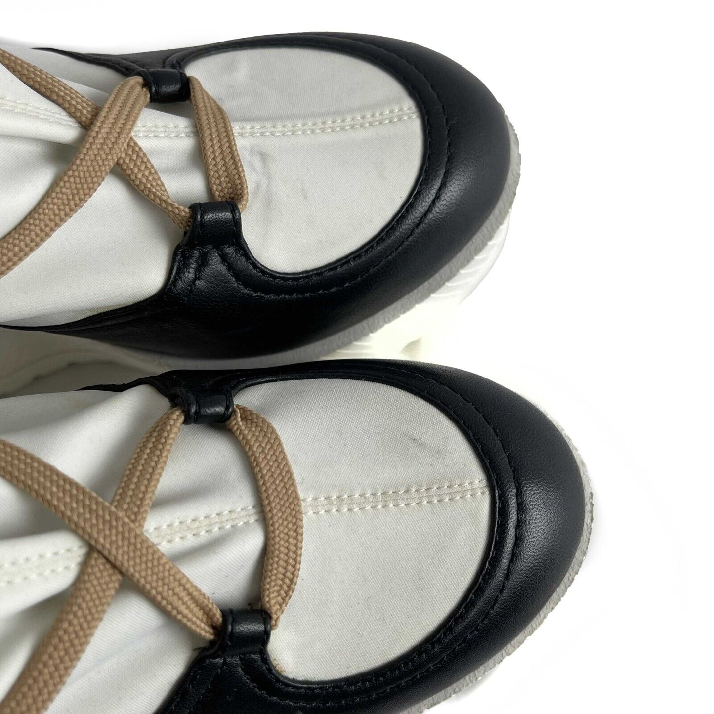 Chanel Runway Wedge Short Platform Boots 37