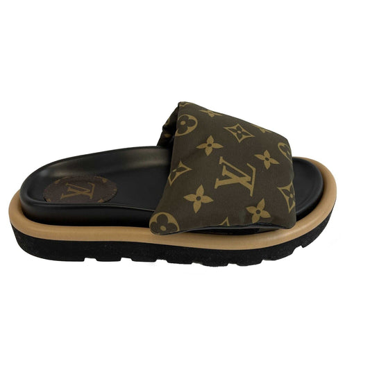 Louis Vuitton - Pool Pillow Comfort Mule - Cacao Brown - 37 US 6.5