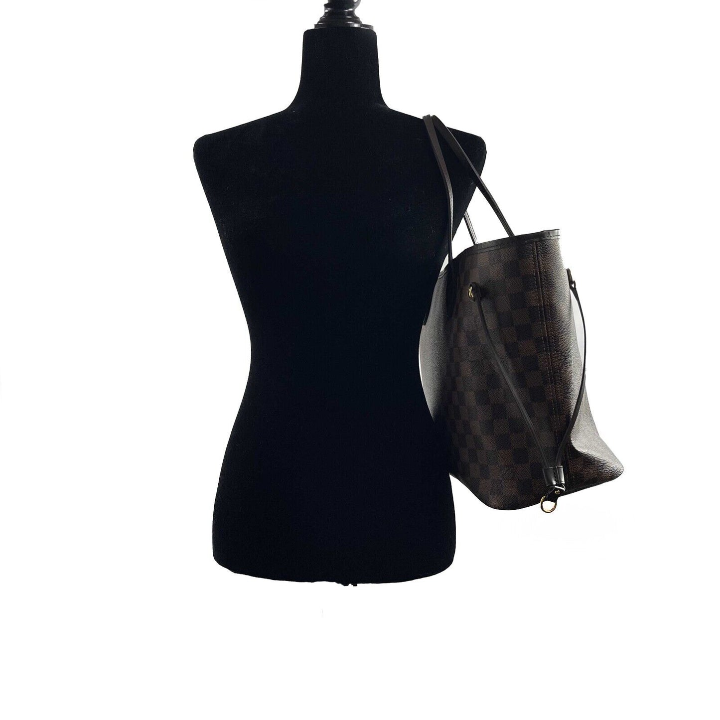 Louis Vuitton - LV Neverfull MM - Brown Damier Ebene Canvas Tote / Shoulder Bag