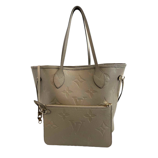 Louis Vuitton Neverfull Empreinte Monogram w/Pouch MM