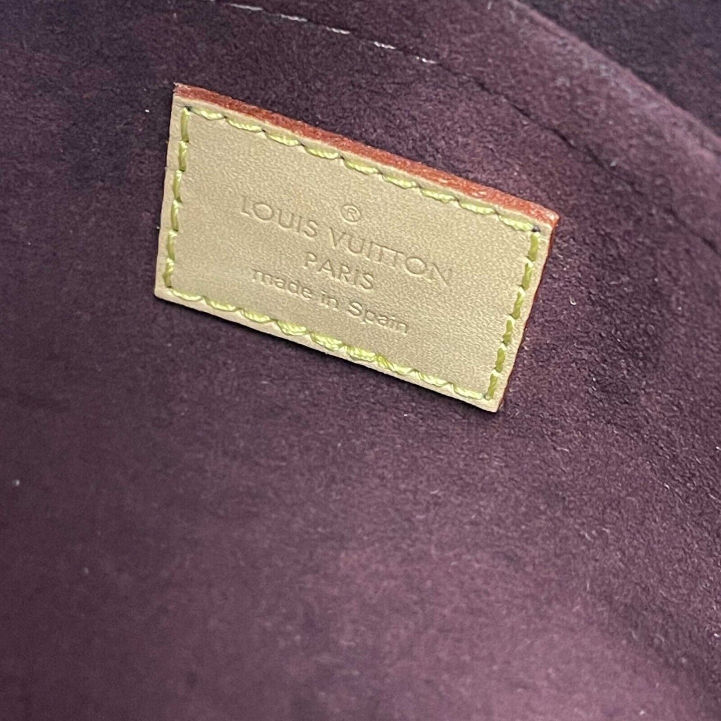 Louis Vuitton Excellent Montaigne Monogram Canvas MM Brown Handbag