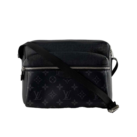 Louis Vuitton Monogram Taigarama Canvas Outdoor Messenger Bag Black 2020